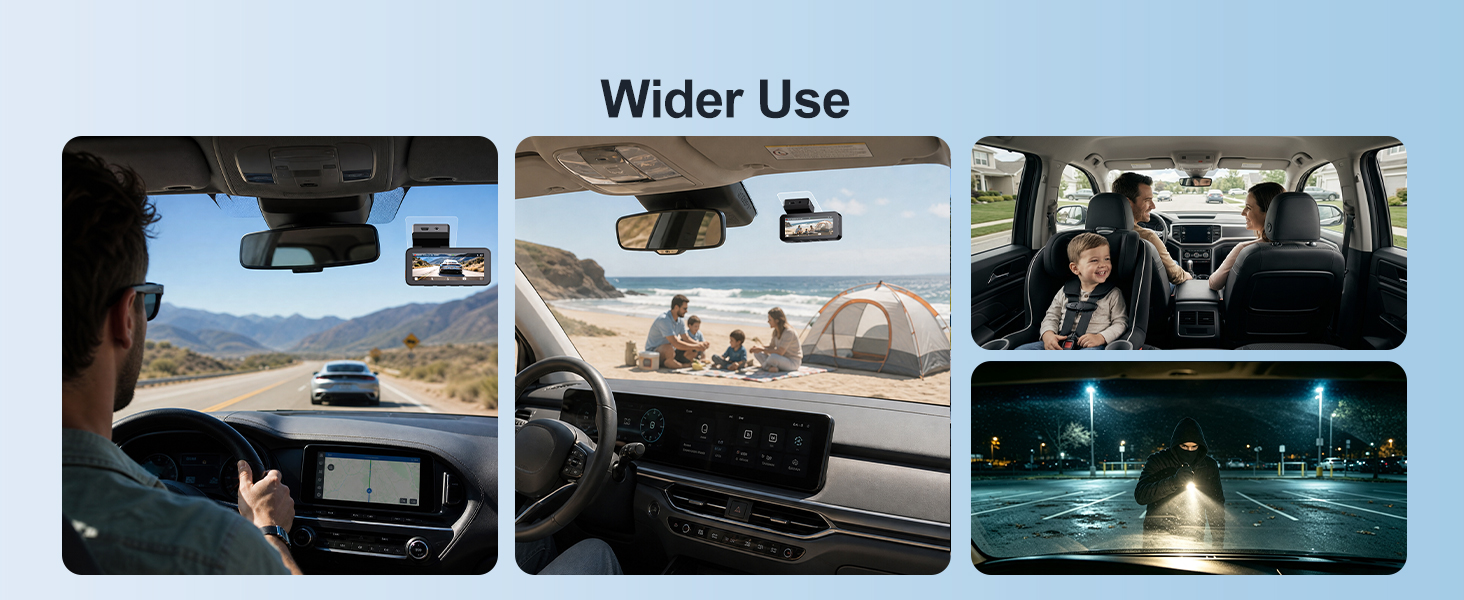 wider use dash cam