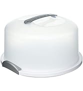 JOEY'Z EXTRA LARGE Cake Carrier/Storage Container With Server Holds up to 12 inch 3-layer cake, W...