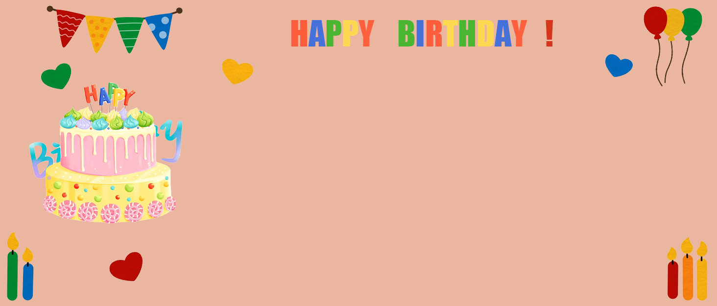 Birthday party background decoration