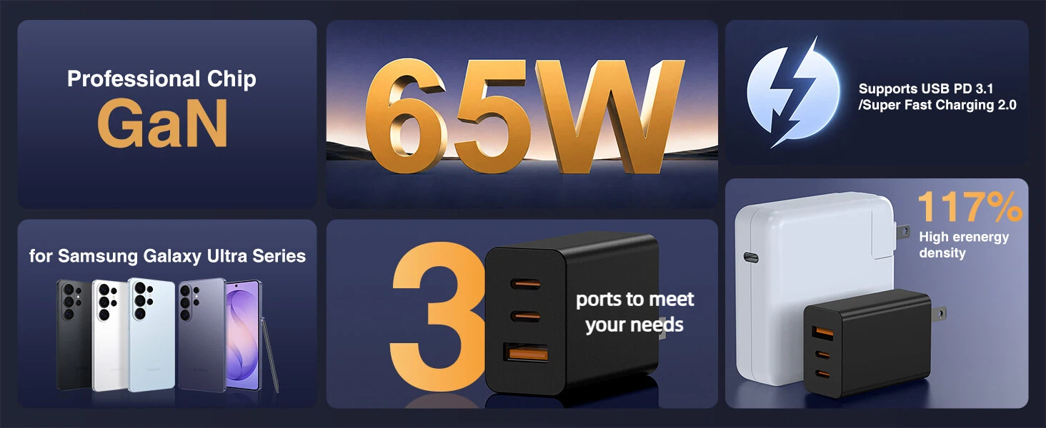 65W charger