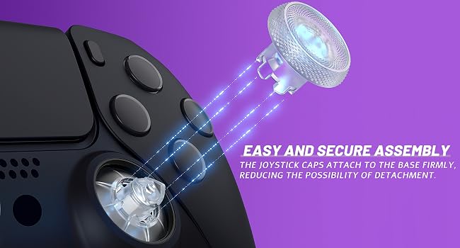 eXtremeRate ThumbsGear EDGE V3 Interchangeable Thumbsticks for PS5, PS4 Controller Analog Joysticks
