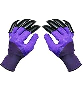 DCCPAA Garden Gloves with Claws,Claw Gardening Gloves for Digging,Planting, Weeding, Seeding-Wate...