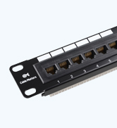 UL Listed Rackmount or Wall Mount 24 Port Network Patch Panel
