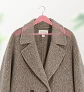HOUSE DAY Wide Shoulder Cedar Hangers for Suits and Coats with Non Slip Pant Bar,360° Swivel Hook...