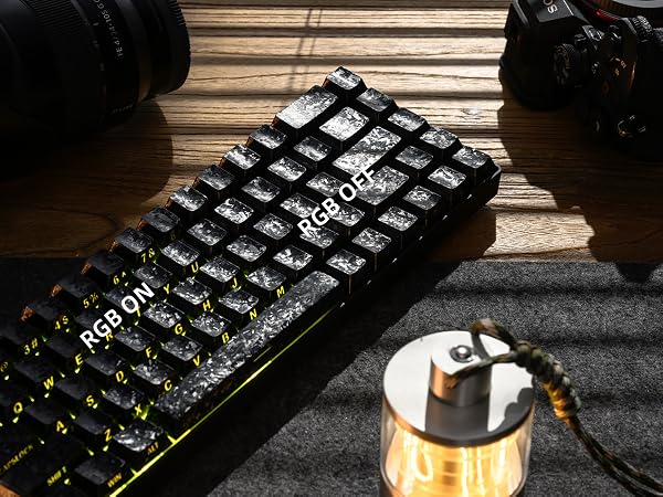shine through keycaps