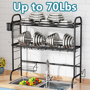 over the sink drying rack