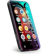 TIMMKOO 72GB MP3 Player with Bluetooth, 4.0" Full Touchscreen Mp4 Mp3 Player with Speaker, Portab...