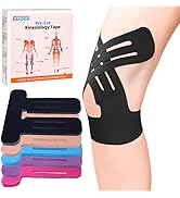 IEADEN Precut Kinesiology Tape for Knees, 10 Pcs, Upgraded, Knee Support & Stability, Knee Pain R...