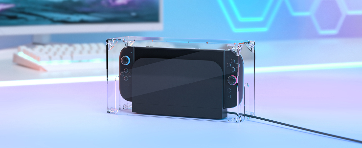 PlayVital Clear Acrylic Dust Cover for Nintendo Switch 2