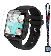 cjc Smart Watch for Kids Gift for Girls Ages 4-12 - Includes Screen Protector, 30+ Games, 140 Lea...