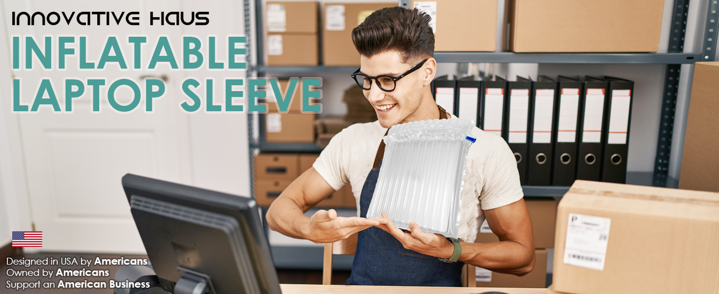 wrap bubble laptop protective computer packaging ship inflatable air notebook box protector foam
