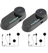 FreedConn Motorcycle Bluetooth Headset TCOM VB Motorcycle Helmet Speakers 3 Riders Paring 800M 2 ...
