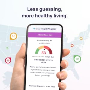 Kinsa alerts you to what's going around your area so you can take steps to avoid illness