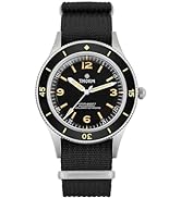 TACTICAL FROG Thorn 50-Fathoms Automatic Dive Watch for Men, NH35 Movement C3 Luminous Military W...