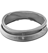 Upgraded 4986ER0004B Washer Door Boot Gasket Without Drain Port, Fit for L-G Front Load Washer Do...