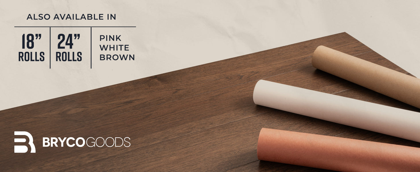 Brown Kraft Butcher Paper Roll - 24 Inch x 175 Feet Meat of all Varieties Unbleached
