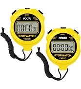 FCXJTU 2Pack Simple Basic Stopwatch Timer, Only Stopwatch Mode No Bells, No Clock, No Alarm, Pure...