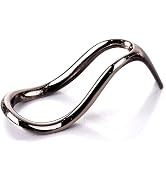 Jowxsx Glossy Black Useful Durable Stainless Steel Cigar Tobacco Smoking Holder Display Stand Pip...