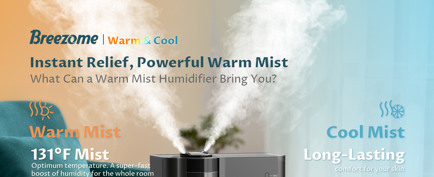 Humidifier for Bedroom Large Room