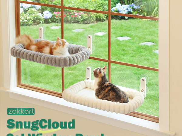 snugcloud foldable cat window perch