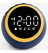 Kids Alarm Clock with Sound Machine: Kids Alarm Clock Boys, 30 Soothing Sounds, 10 Soft Wake-Up S...