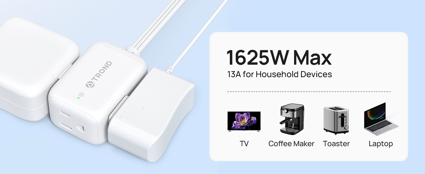 3 outlets extension cord
