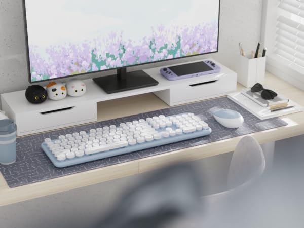 office computer keyboard and mouse