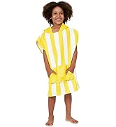 Dock & Bay Poncho with Hood - for Kids - Super Absorbent, Quick Dry - Includes Bag - Cabana - Bor...