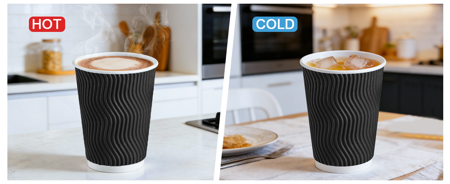 disposable coffee cups 12 oz