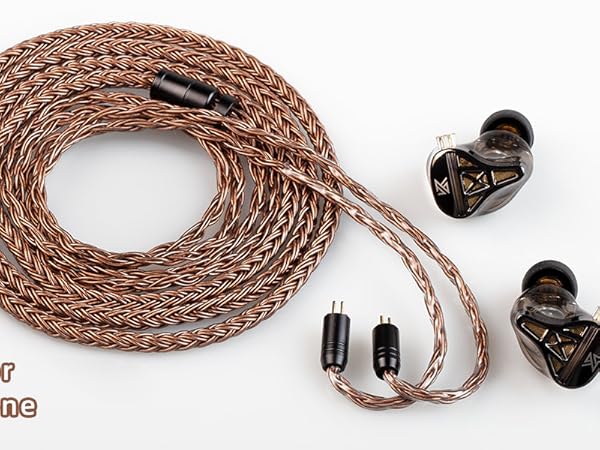 kbear 2pin iem cable