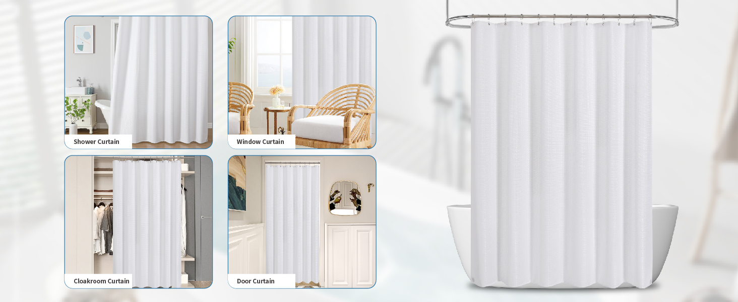 waterproof shower curtain liner for bathroom,bedroom,new house