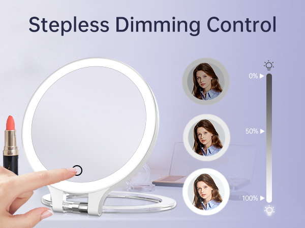 Magnifying Mirror 10X 1X Double Sided Magnification Makeup Vanity Mirror