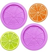 Infovox Lime Lemon Silicone Molds, Fruit Fondant Molds Summer Chocolate Mold for Cake Decoration,...