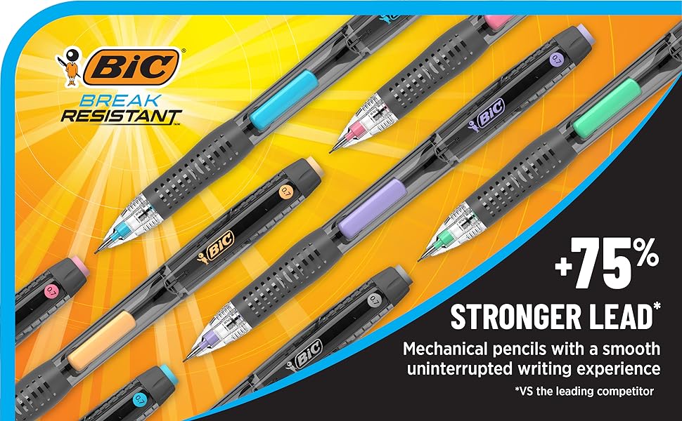 Break-Resistant Mechanical Pencil Banner