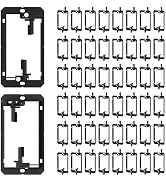 FGB 50 Pack Low Voltage Mounting Bracket, 1 Gang Low Voltage Box Brackets for Single Gang Wall Pl...