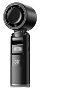 Lerat Portable Handheld Turbo Fan, 5 High-Speed Wind, Battery Operated, Up to 12H Runtime, 3 IN 1...