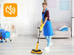 Electric mop with low noise