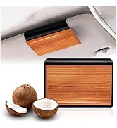 Wood Car Air Freshener with Magnetic Design,Clip-on Car Fresheners for Cars Sun Visor Used to Rel...