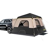 FanttikOutdoor Beta C6 Apex SUV Tent 6 Person Instant Cabin Car Tent Setup in 60 Seconds with Rai...
