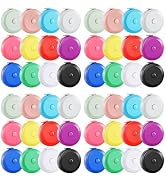 4 Pack Soft Retractable Measuring Tape,60-Inch 1.5 Meter Push Button Sewing Measurement Tape,Dual...