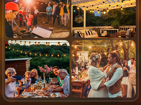 bistro lights outdoor