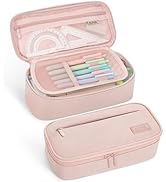 SUNEE Cute Pencil Case, Large Capacity Pencil Pouch, Big Storage Organizer for Stationery, Zipper...