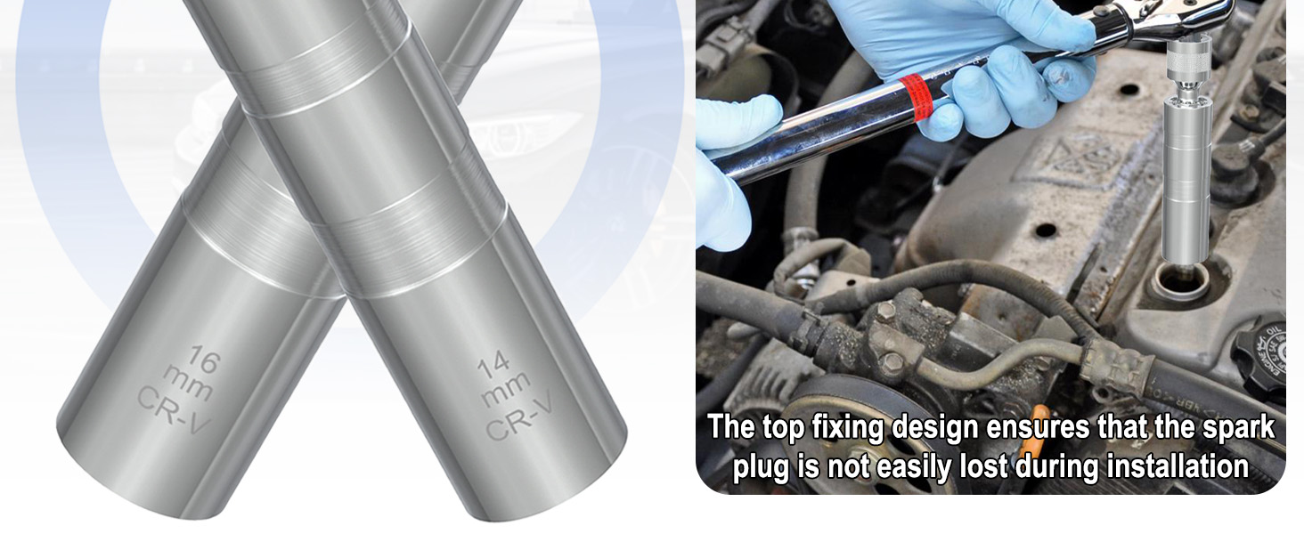 14mm&16mm Spark Plug Socket Set