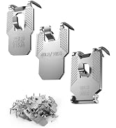 25Pcs Drywall Picture Hangers Claw: 25 40 65 LB No Damage Heavy Duty Picture Hanging Hooks for Wa...