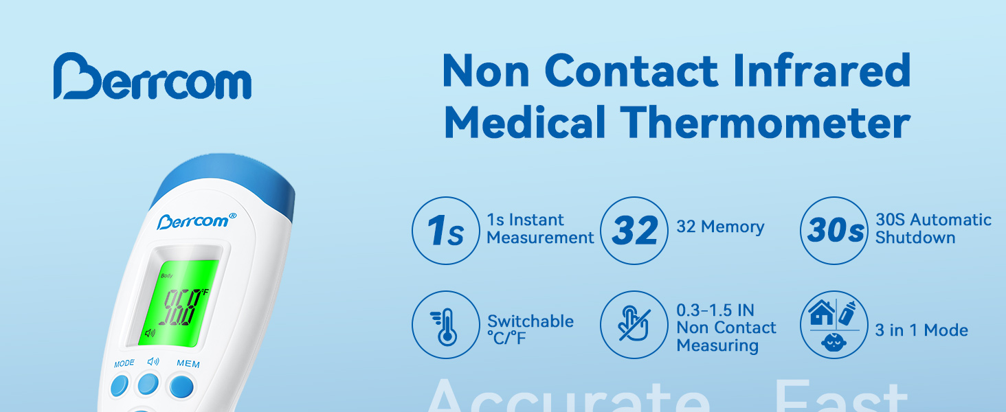 Berrcom Non Contact Infrared Thermometer