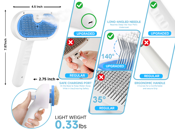 spritz defur comb for cats