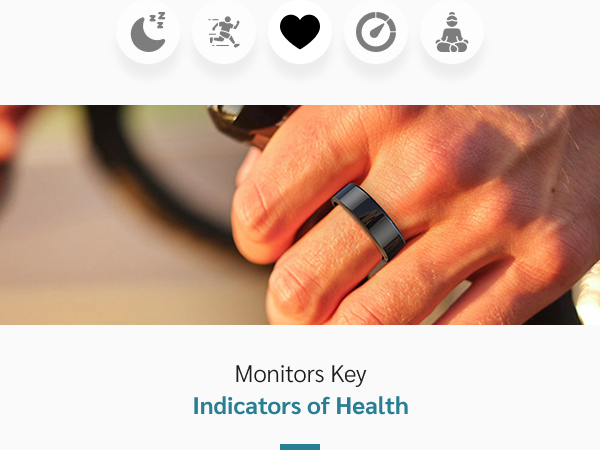 battery powered smart ring with wireless charging