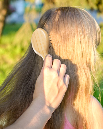 mini hair brush