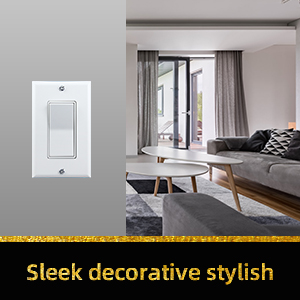 1 way light switch