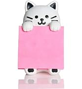 HORTIX Cat Pop-up Sticky Note Dispenser, Includes 1 Pad of 3x3 in Super Sticky Notes, 100 Sheets,...